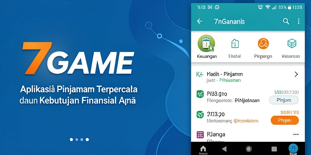 Antarmuka aplikasi 7GAME yang sederhana dan fungsional.