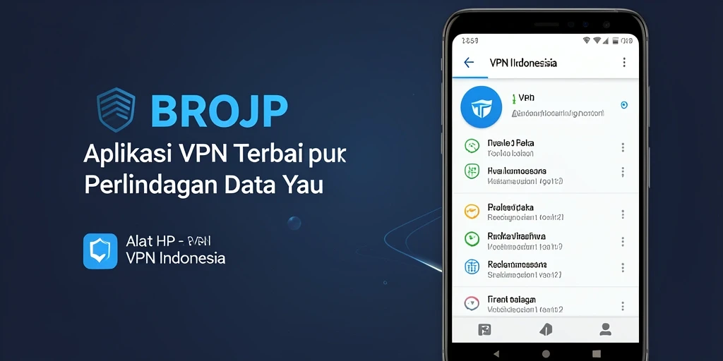 Tampilan antarmuka aplikasi BROJP yang intuitif dan mudah digunakan.