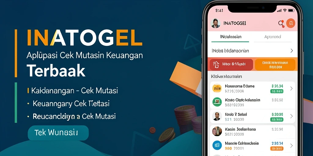 Antarmuka aplikasi INATOGEL yang menampilkan fitur Cek Mutasi.