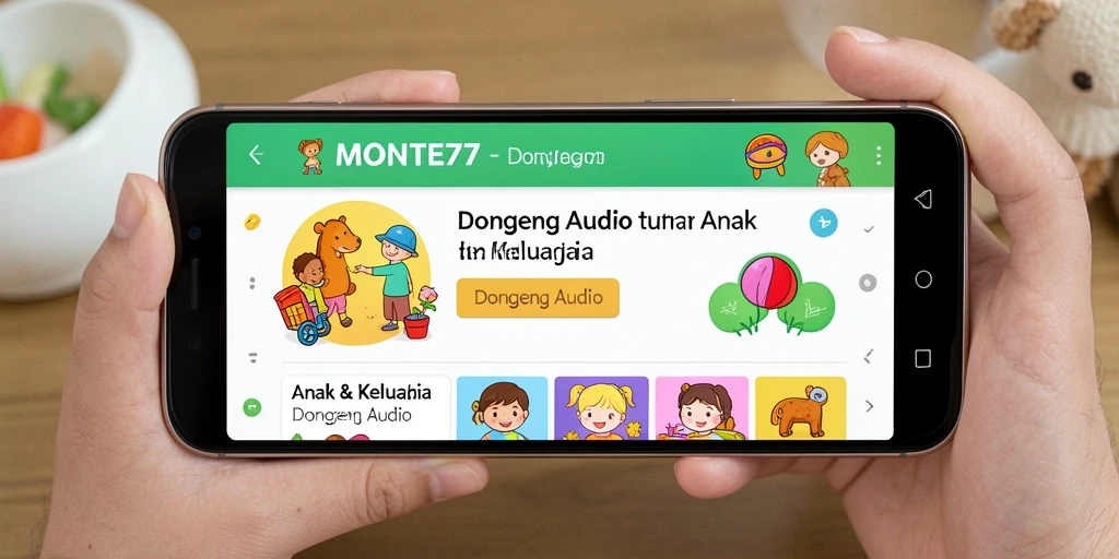 Antarmuka pengguna MONTE77 dengan pilihan cerita yang menarik.