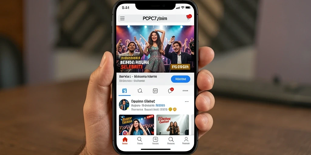 Tampilan antarmuka aplikasi PCPC7 yang menarik dan modern.