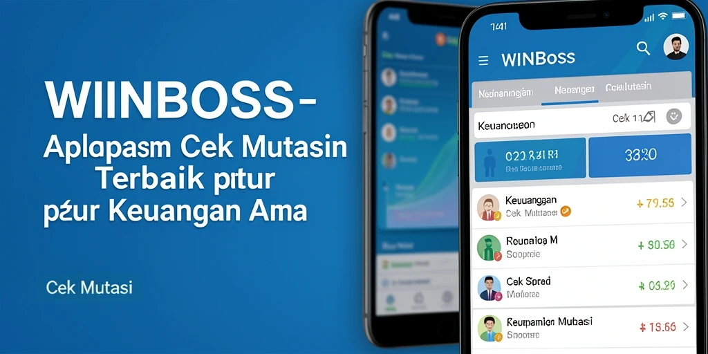 Tampilan antarmuka WINBOSS yang intuitif dengan fitur Cek Mutasi yang lengkap.
