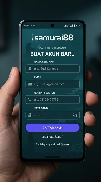 Buat Akun Baru di Samurai88 Dengan Mudah