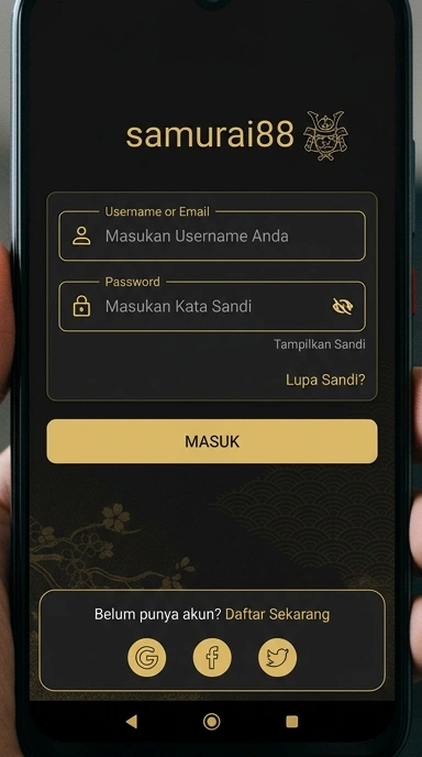 Masuk Akun Samurai88 untuk Pengguna Android