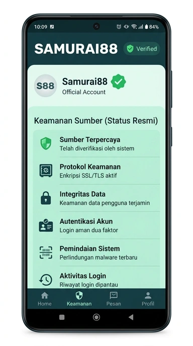 Kanal Resmi Aplikasi Samurai88 untuk Android